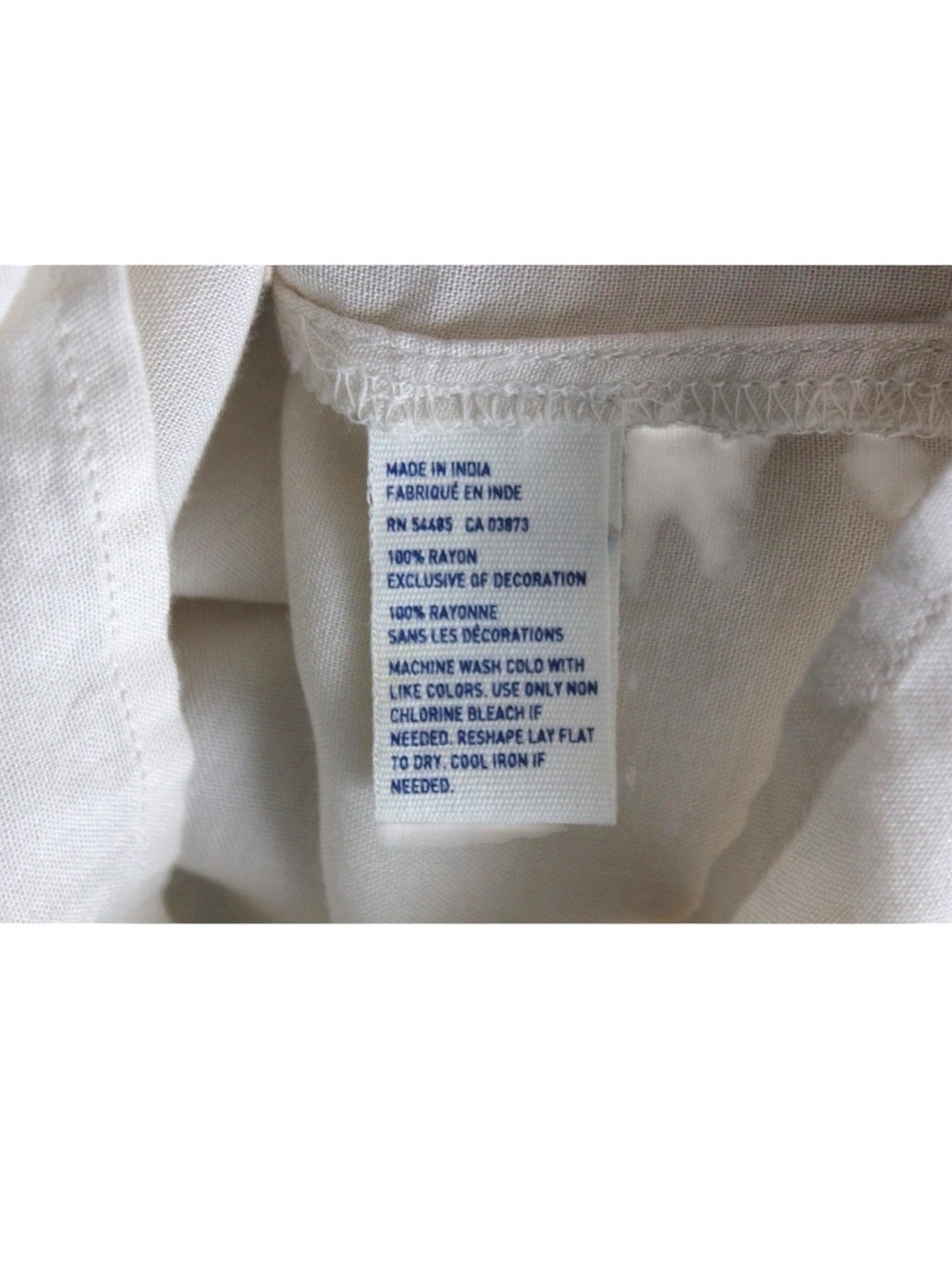 American Eagle Bohemian Flowy Sleeve Peasant Embroidered Summer Top Sz Small - Picture 8 of 10
